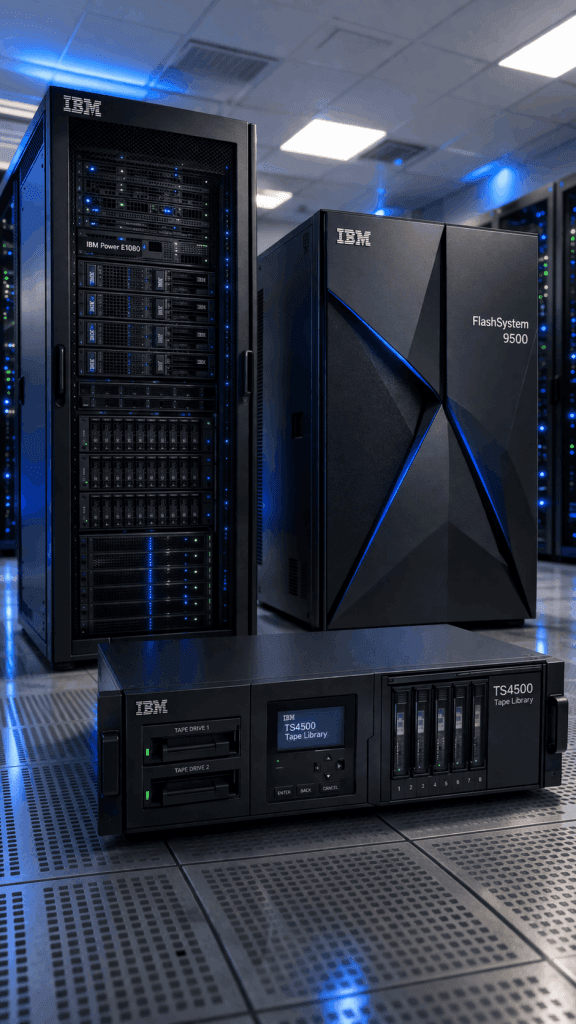 IBM server and storage hardware systems