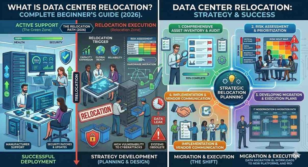 Learn data center relocation