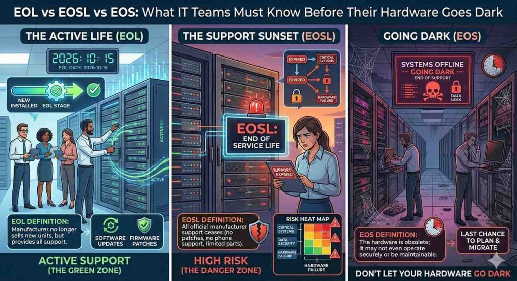 EOL vs EOSL vs EOS meanining
